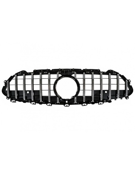 Griglia centrale per Mercedes CLS-Class C257 (18-up) GTR Design nero cromato