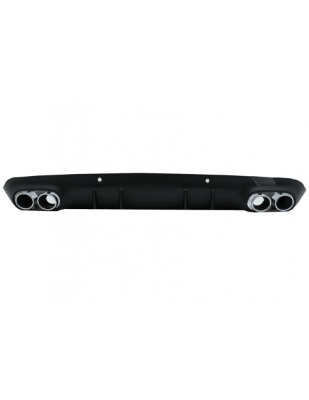 Diffusore posteriore w/ punte di scarico cromate per Mercedes CLS-Class C257 (18+) CLS53 Design