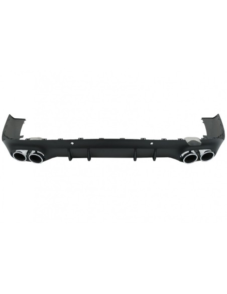 Diffusore posteriore w/ punte di scarico cromate per Mercedes CLS-Class C257 (18+) CLS53 Design
