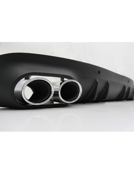 Diffusore posteriore w/ punte di scarico cromate per Mercedes CLS-Class C257 (18+) CLS53 Design