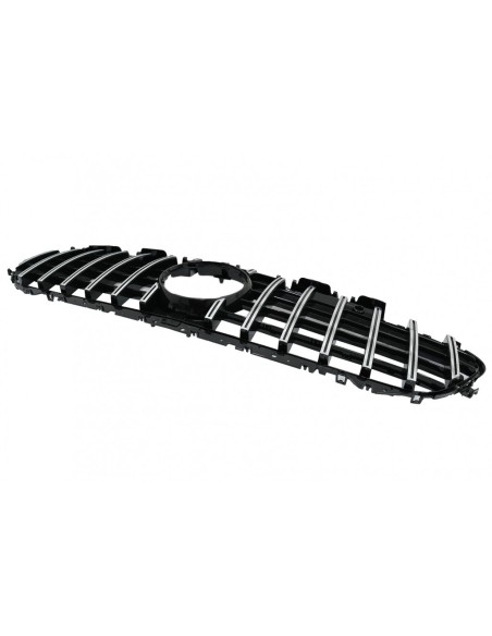 Griglia centrale per MERCEDES CLS-Class C257 (18-up) Panamericana GTR Design Nero - Chrome PDC - Fotocamera