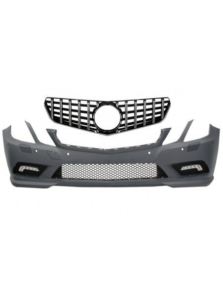 Paraurti anteriore w/ Griglia anteriore Panamericana per Mercedes E-Class C7 W7 A7 (09-12) Coupe Cabrio Sport Line Design