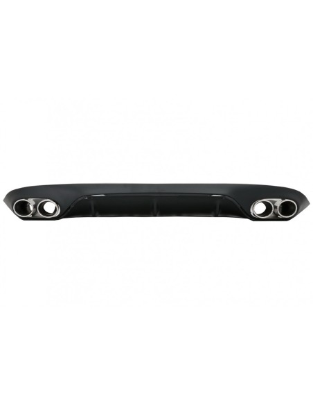 Diffusore posteriore w/ punte di scarico e spoiler del bagagliaio per Mercedes E-Class C238 AMG Sport Line (16-up) E53