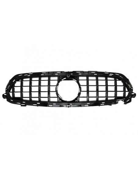 Griglia centrale per Mercedes E-Class Facelift W213 S213 C238 A238 Sport Line (-Up) GT-R Panamericana Design Nero
