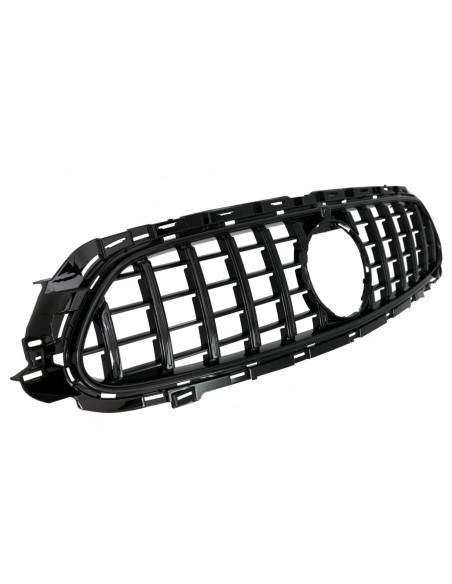 Griglia centrale per Mercedes E-Class Facelift W213 S213 C238 A238 Sport Line (-Up) GT-R Panamericana Design Nero