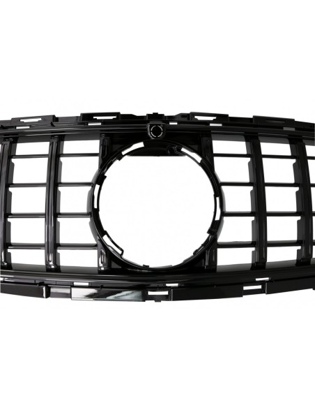 Griglia centrale per Mercedes E-Class Facelift W213 S213 C238 A238 Sport Line (-Up) GT-R Panamericana Design Nero