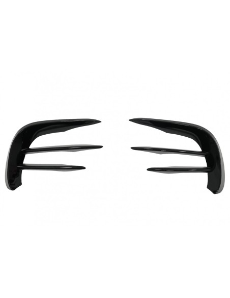 Paraurti anteriore alette laterali Flics per Mercedes E-Class W213 S213 C238 A238 Facelift (-up) Piano nero per AMG Sport Line