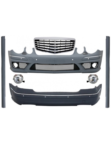 Kit w/ griglia centrale per Mercedes E-Class W211 (02-09) E63 Design