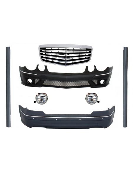 Kit per Mercedes E-Class W211 (02-09) w/ Griglia centrale E63 Design