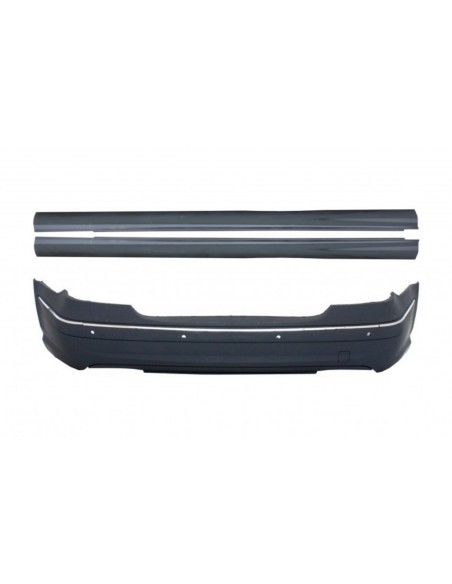 Paraurti posteriore w/ laterali per Mercedes E-Class W211 (03-09) w/ PDC