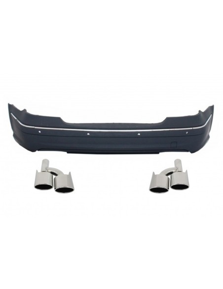 Paraurti posteriore per Mercedes E-Class W211 (02-09) w/ Marmitta di scarico Suggerimenti