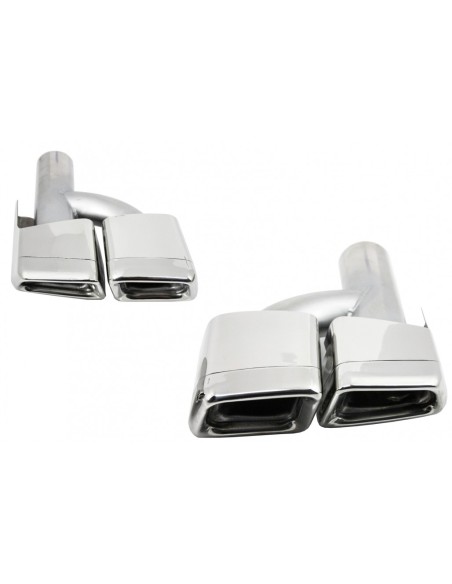 Marmitta di scarico suggerimenti tubi di coda per Mercedes S63 E63 W221 W164 W166 W212 W218 S-class CLS ML