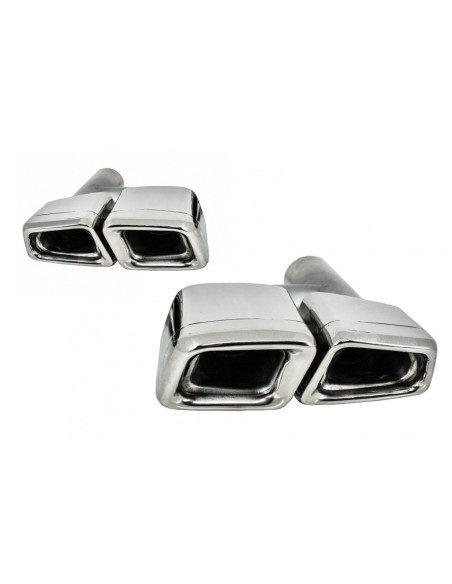 Marmitta di scarico suggerimenti tubi di coda per Mercedes S63 E63 W221 W164 W166 W212 W218 S-class CLS ML