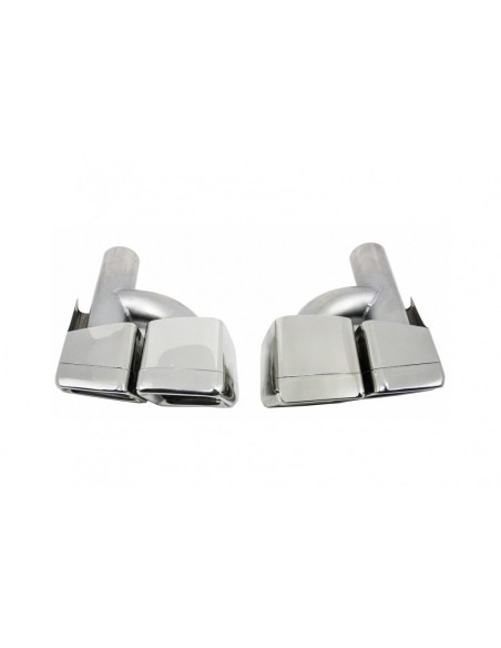 Marmitta di scarico suggerimenti tubi di coda per Mercedes S63 E63 W221 W164 W166 W212 W218 S-class CLS ML