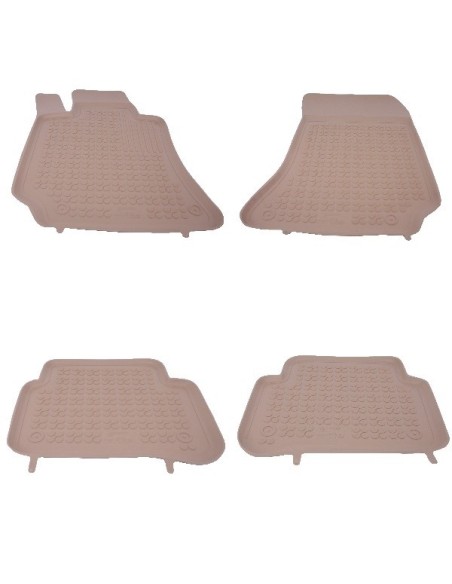 Tappetino in gomma beige per MERCEDES E-Class W212 09-16