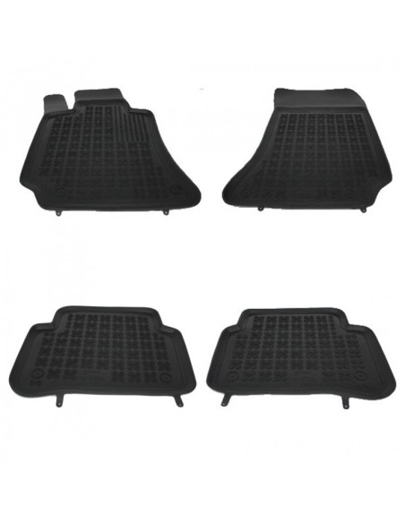 Tappetino in gomma per MERCEDES E-Class W212 S212 (09-16) Nero