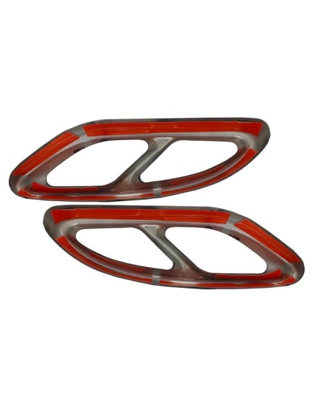 Nero copre per MERCEDES C-Class W5 S65 E65 GLE W166 X166 GLC W253 Design Sport