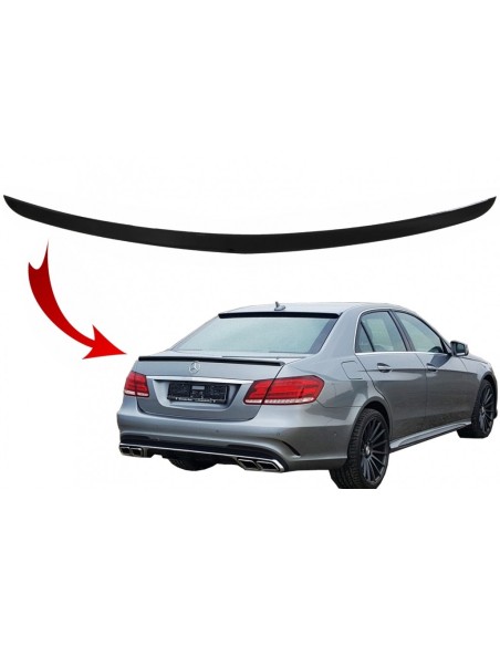 Spoiler baule per Mercedes E-Class W212 (09-16) Piano Nero