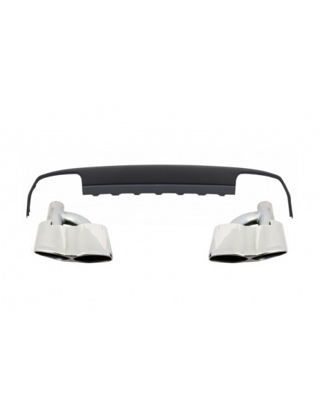 Paraurti posteriore diffusore w/ scarico per Mercedes E-class W212 Pre Facelift (09-13) E63 Design