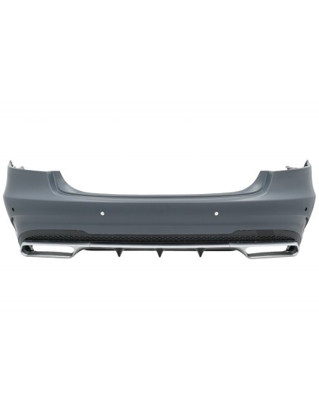 Paraurti posteriore w/ scarico per Mercedes E-Class W212 Facelift (13-16) E63 Design
