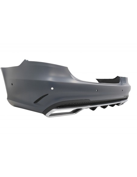 Paraurti posteriore w/ scarico per Mercedes E-Class W212 Facelift (13-16) E63 Design