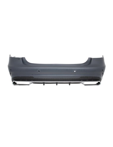 Paraurti posteriore w/ scarico per MERCEDES E-Class W212 Facelift (13-16) E63 Design