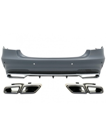 Paraurti posteriore w/ scarico per Mercedes E-Class W212 Facelift (13-16)