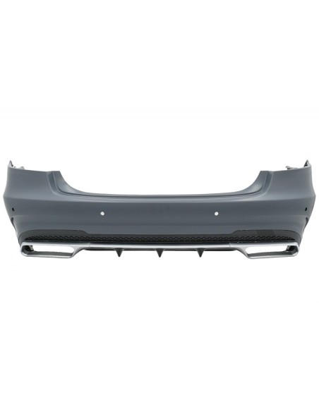 Paraurti posteriore w/ scarico Black Edition e LED luce Bar luci posteriori per Mercedes W212 E-Class Facelift (09-12)