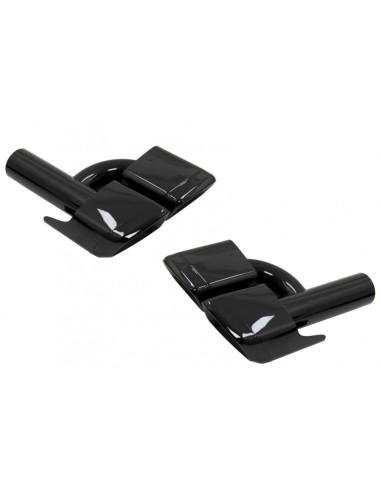 Marmitta di scarico suggerimenti tubi di coda per Mercedes W221 W164 W166 W212 W218 S-class CLS ML S63 E63 Black Edition
