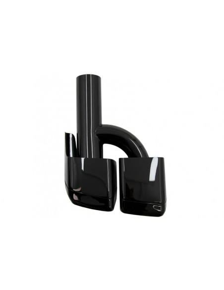 Marmitta di scarico suggerimenti tubi di coda per Mercedes W221 W164 W166 W212 W218 S-class CLS ML S63 E63 Black Edition