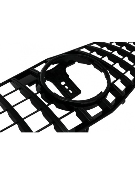 Griglia centrale per Mercedes E-Class W212 S212 (09-13) GT-R Panamericana Design Nero