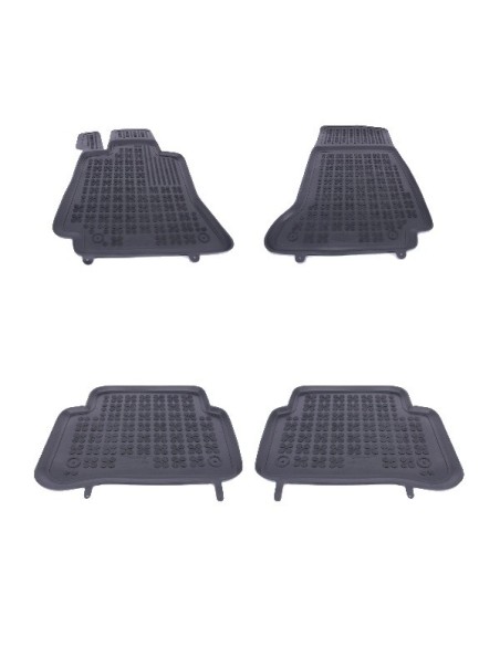Tappetino in gomma nero per Mercedes E-Class W213 Limousine (16-up)