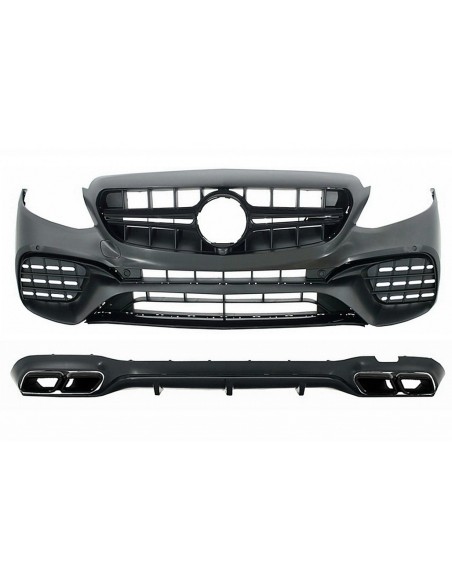 Kit esterno per Mercedes E-Class W213 (16-19) E63 Design Marmitta suggerimenti