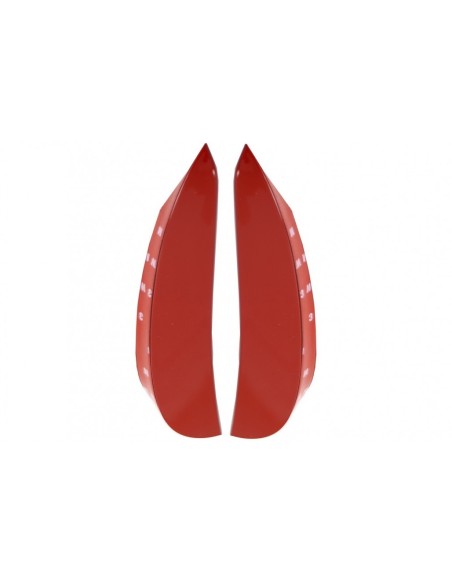 Il paraurti anteriore sbatte le alette laterali Flics per Mercedes E-Class W213 S213 C238 A238 E43 E53 progetta rosso