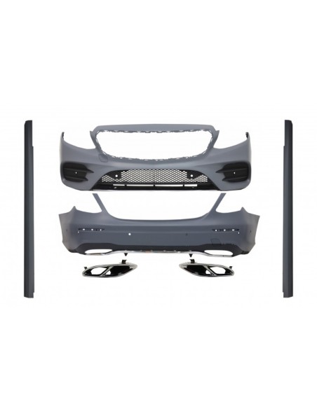 Kit completo per Mercedes E-Class W213 (16-19) w/ scarico E43 E53 Design Design Sport Line Design
