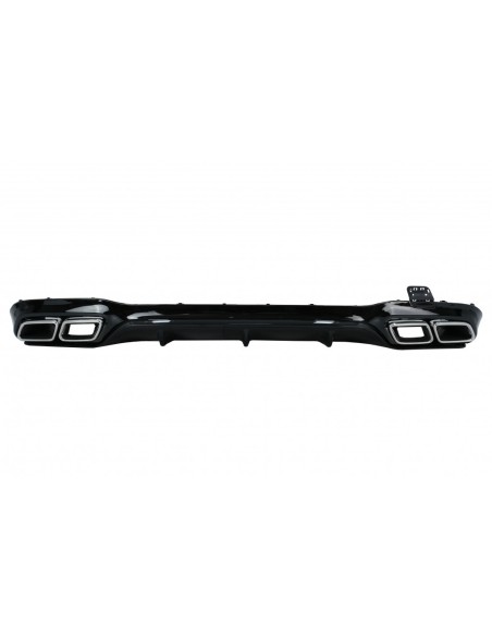 Il diffusore dell'aria del paraurti posteriore w/punta il cromo per la linea di sport di Mercedes E-Class W213 (16-19) E63