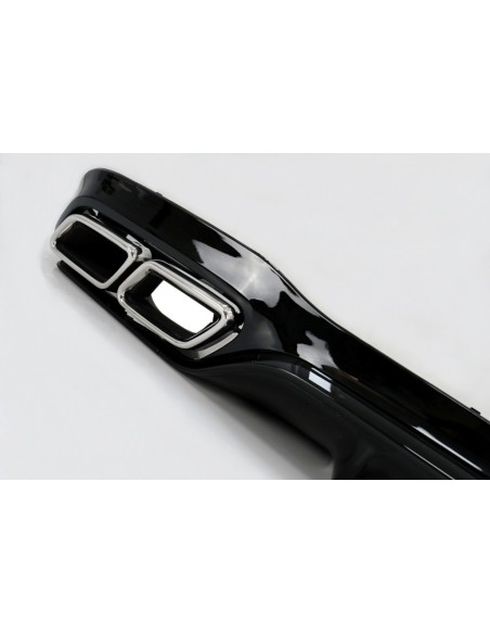 Il diffusore dell'aria del paraurti posteriore w/punta il cromo per la linea di sport di Mercedes E-Class W213 (16-19) E63