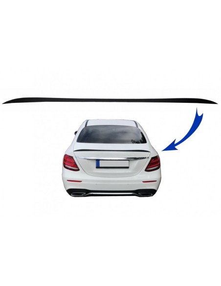Spoiler del tronco per Meredes E-Class W213 (16-up) Nero opaco