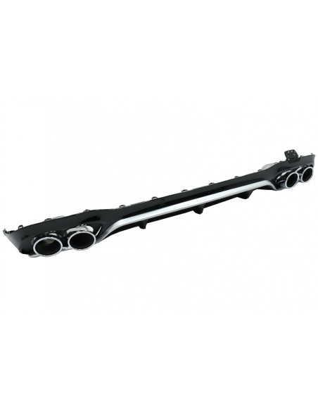 Diffusore posteriore w/ per Mercedes E-Class W213 Sport Line (16-19) E53 Design Silver Edition