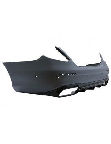 Paraurti posteriore per Mercedes E-Class W213 (16-19) E63 Design Black Edition