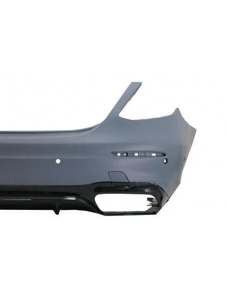 Paraurti posteriore per Mercedes E-Class W213 (16-19) E63 Design Black Edition