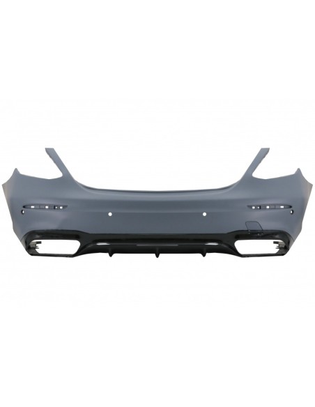 Paraurti posteriore w/ scarico per Mercedes E-Class W213 (16-19) E63 Design