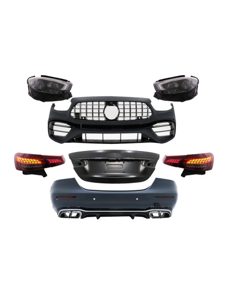Kit completo di conversione per Mercedes E-Class W213 (16-19) a Facelift E63s Design