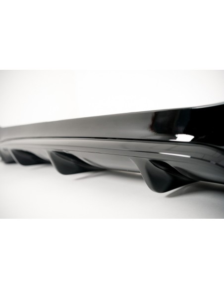 Diffusore posteriore w/ punte di scarico cromate per Mercedes E-Class W213 Sport Line (16-19) E63 Design