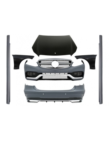 Kit per Mercedes E-Class W212 Facelift (13-16) Gonne laterali di design E63
