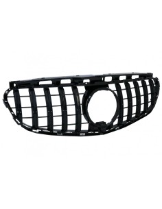 Griglia centrale per Mercedes E-Class W212 S212 Facelift (13-16) GT-R Panamericana Design Full Piano Black 2