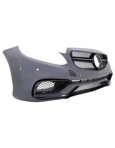 Kit estetico per Mercedes E-Class W212 Facelift (13-16) con scarico lucido edizione nera di design E63