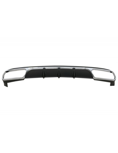 Diffusore posteriore w/ scarico nero per Mercedes E-Class W212 Facelift (13-16) solo