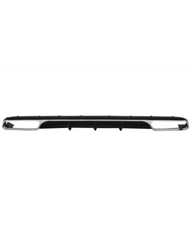 Diffusore posteriore w/ scarico nero per Mercedes E-Class W212 Facelift (13-16) solo