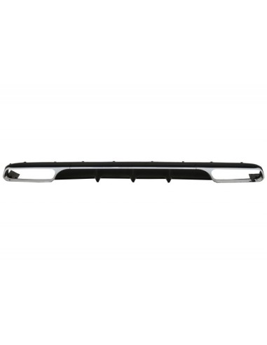 Diffusore posteriore w/ scarico Suggerimenti Chrome per Mercedes E-Class W212 Facelift (13-16) E65 Design solo